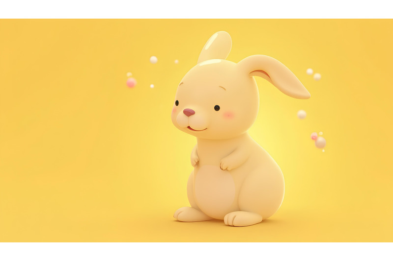 innocent-bunny-with-glowing-fur-minimalism