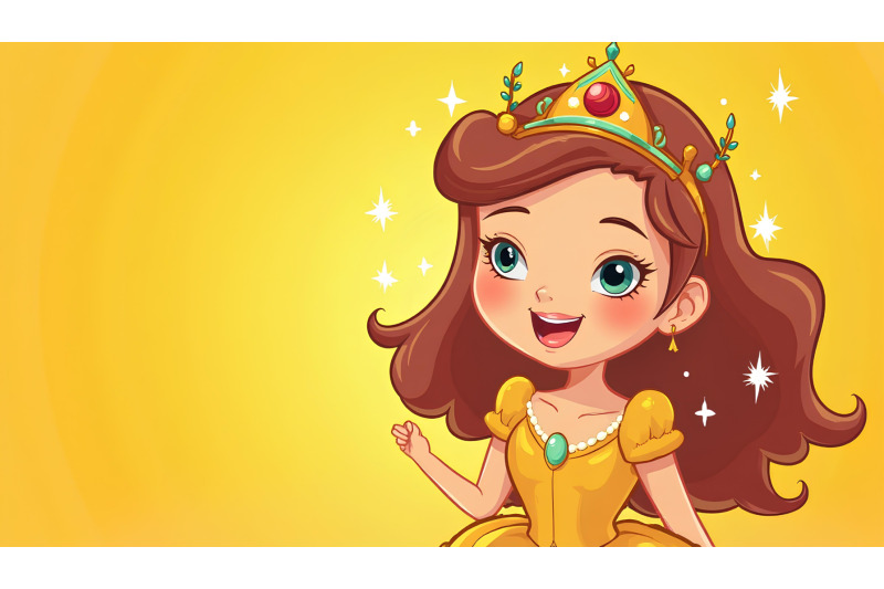 joyful-princess-with-sparkles-pop-art