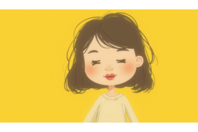 minimalist-girl-simple-lines-and-soft-palette
