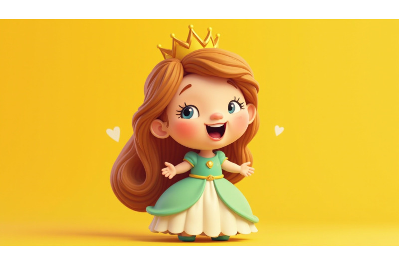 playful-cartoon-princess-cubism