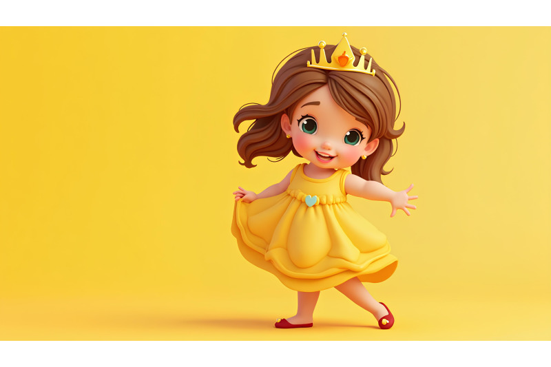 playful-cartoon-princess-cubism