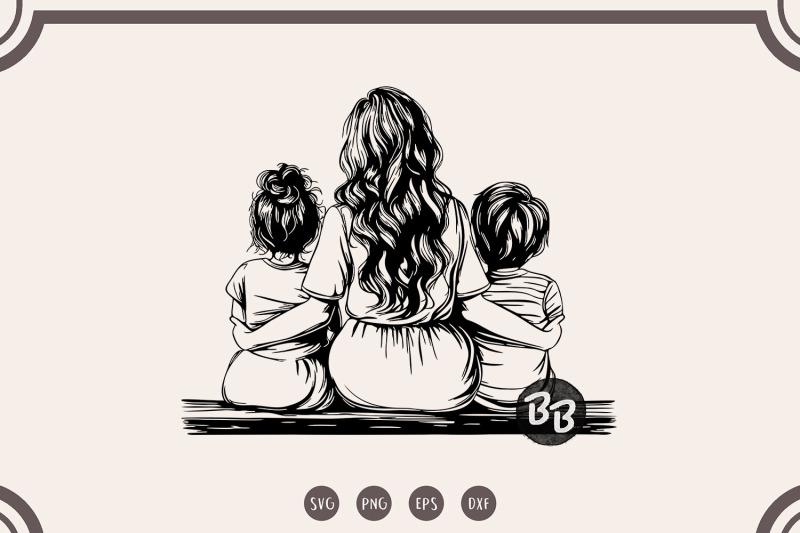 mother-with-son-and-daughter-svg-mom-of-boy-and-girl-svg