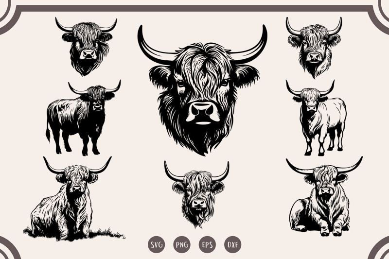 highland-cow-svg-bundle-highland-cow-head-svg-highland-cow