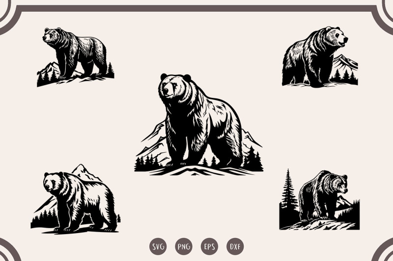 bear-with-mountains-svg-bundle-bear-svg-bear-head-svg