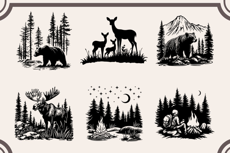 forest-scene-svg-bundle-forest-landscape-svg-forest-scene