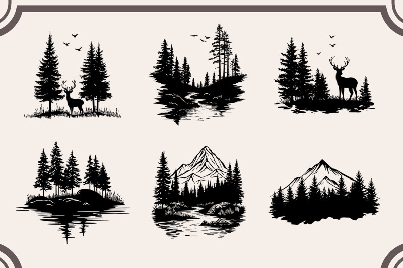 forest-scene-svg-bundle-forest-landscape-svg-forest-scene