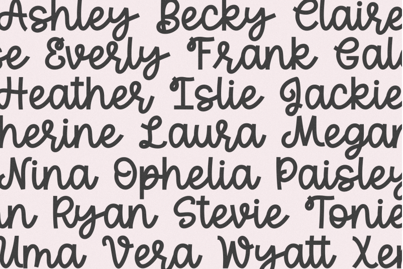 harlie-cute-script-font