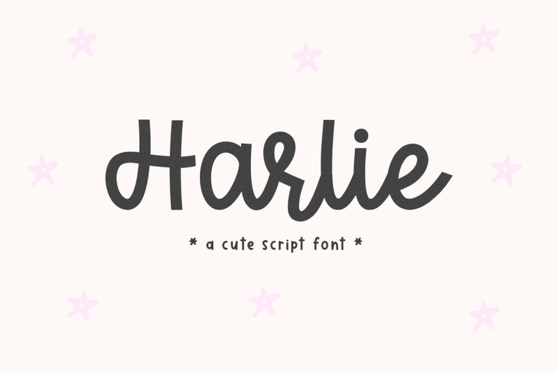 harlie-cute-script-font
