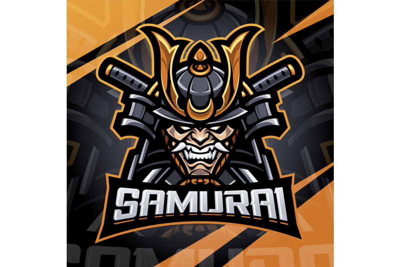 samurai-head-esport-mascot-logo-design