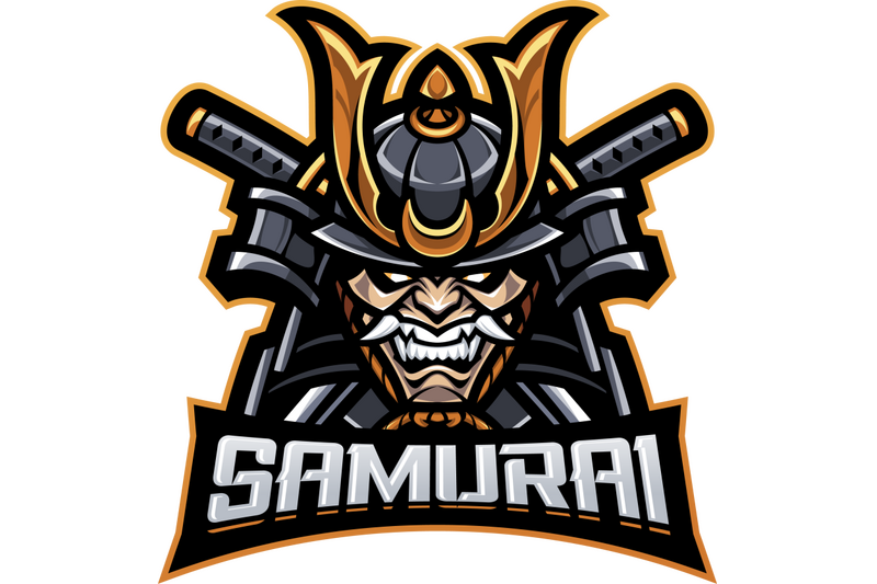 samurai-head-esport-mascot-logo-design