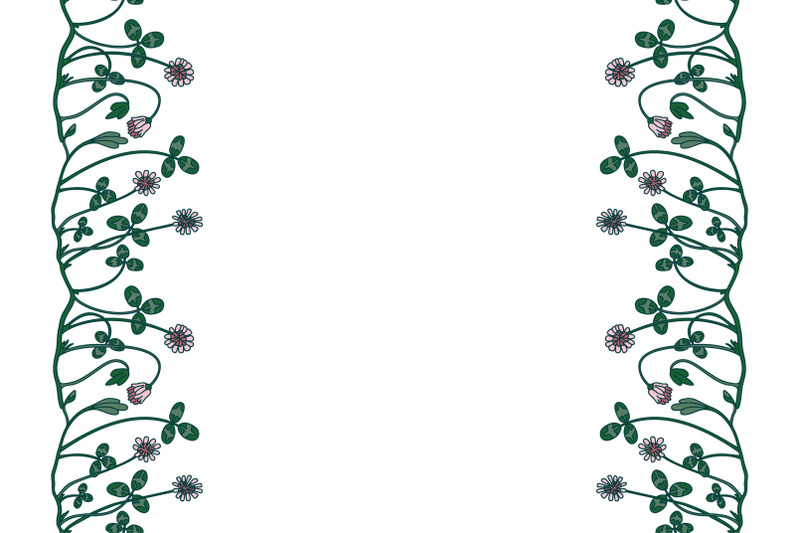 botanical-vertical-floral-border-isolated-on-white-background-hand-dr