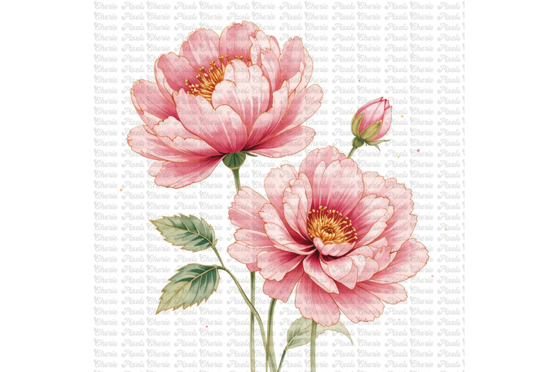 11-blush-pink-gold-peonies-flowers-watercolor-clipart-bundle-wedding