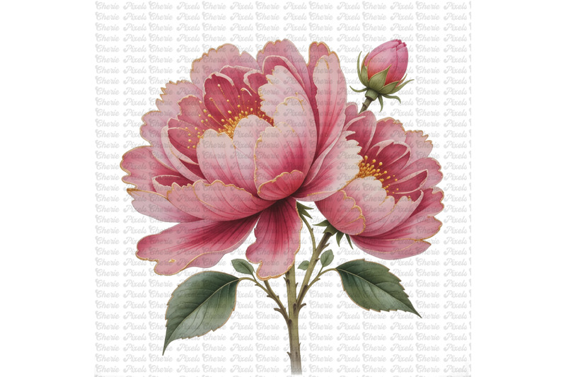 11-blush-pink-gold-peonies-flowers-watercolor-clipart-bundle-wedding