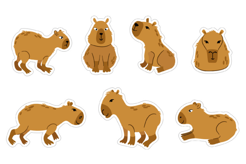 capybara-printable-stickers-cricut-design
