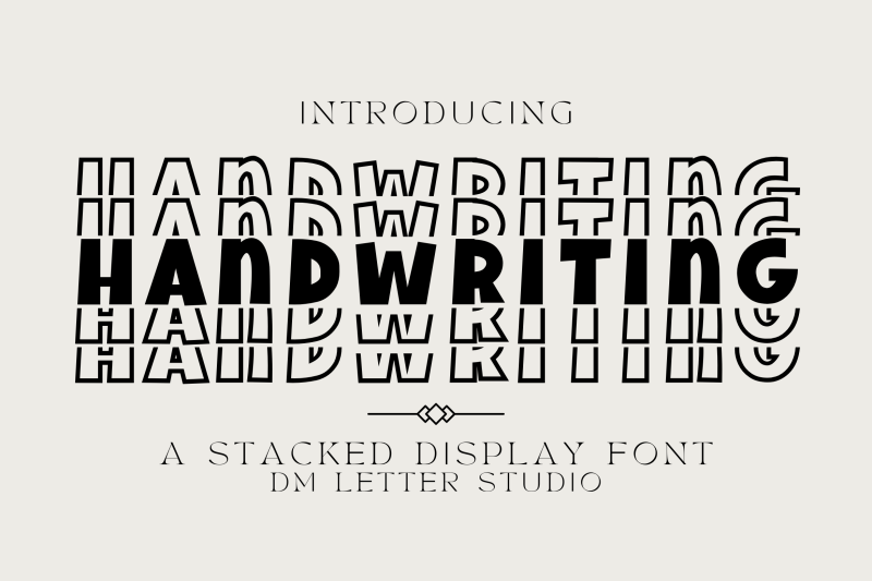 handwriting-stacked