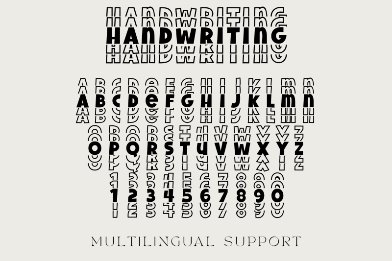 handwriting-stacked