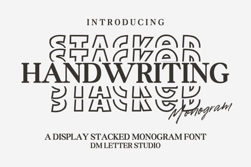 handwriting-stacked-monogram