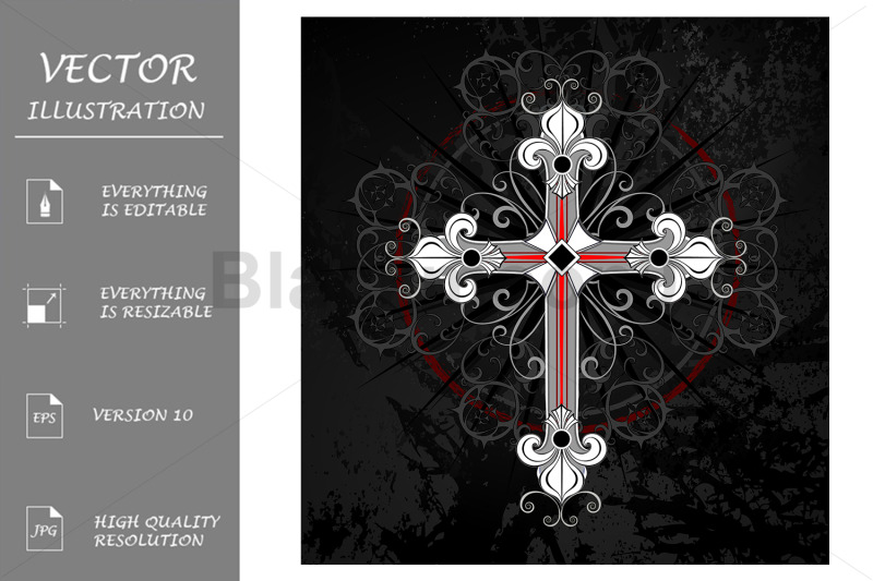 white-cross-with-fleur-de-lis
