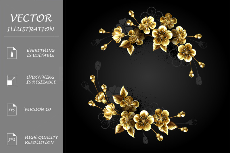 round-monogram-with-golden-sakura