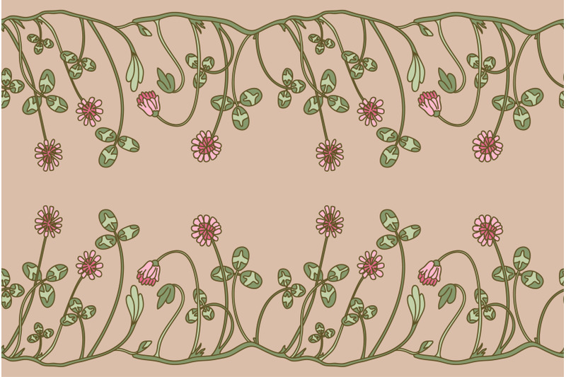 botanical-floral-seamless-border-isolated-on-beige-background-vector
