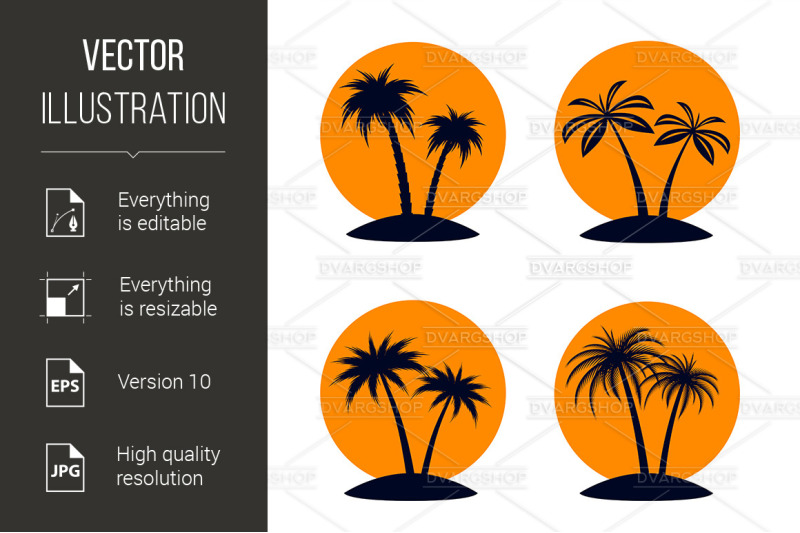 tropical-palm-trees