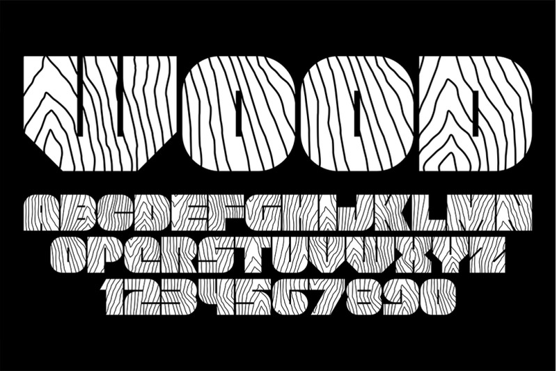 wood-font