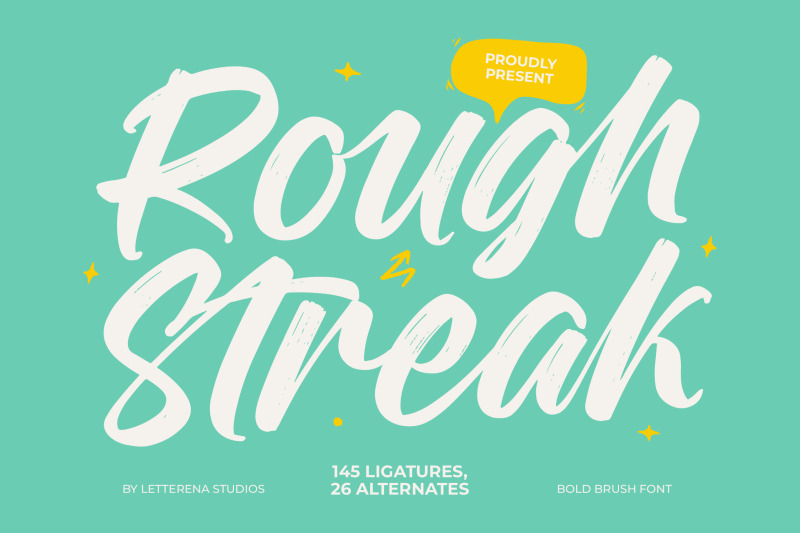 rough-streak-bold-brush-font