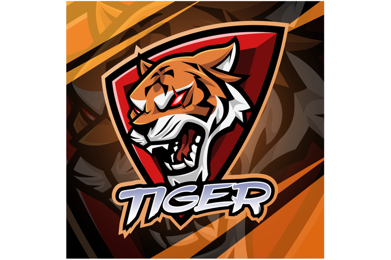 tiger-head-esport-mascot-logo-design
