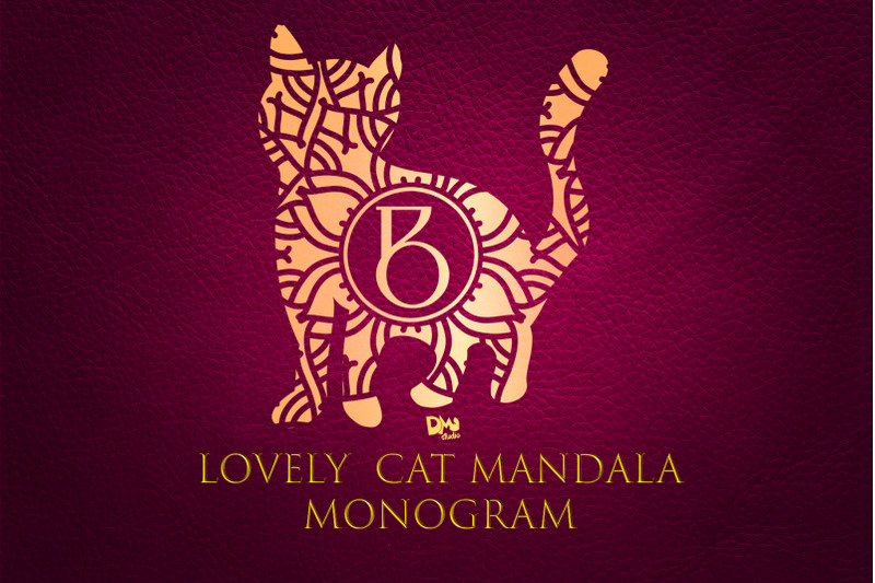 lovely-cat-mandala-monogram