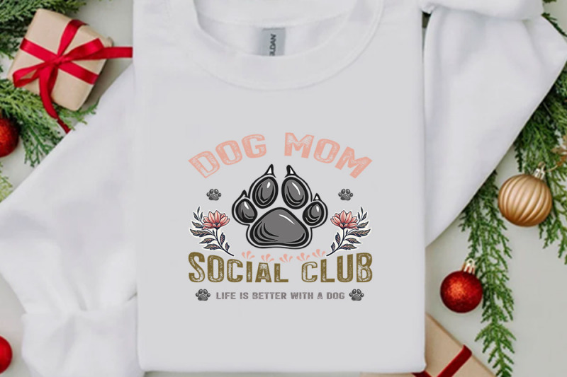 dog-mom-social-club-t-shirt-design