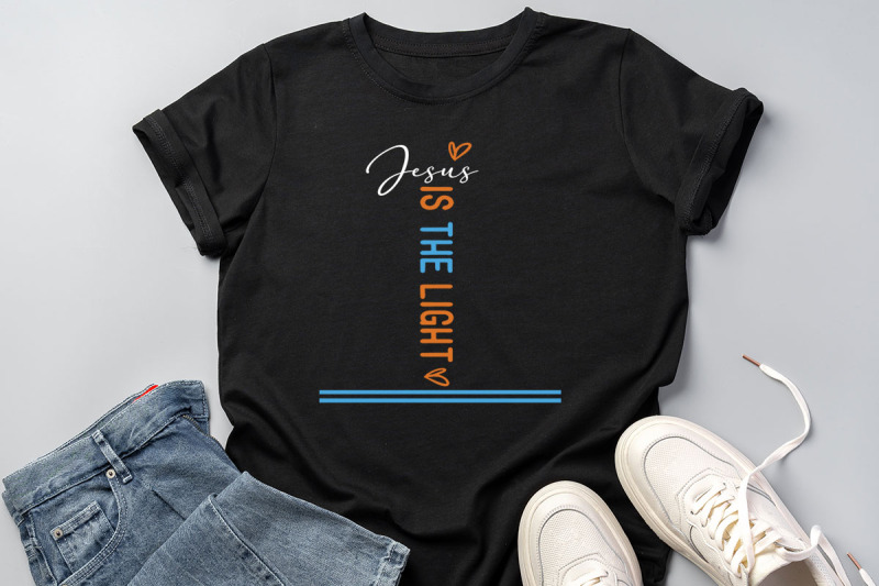 jesus-is-the-light-t-shirt-design