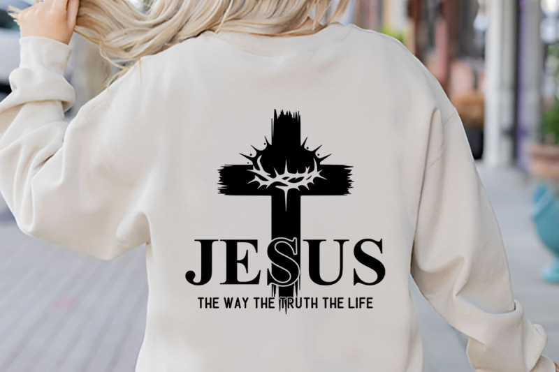 jesus-the-way-the-truth-the-life-t-shirt-design