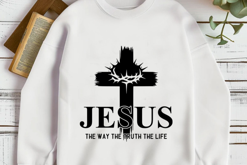 jesus-the-way-the-truth-the-life-t-shirt-design