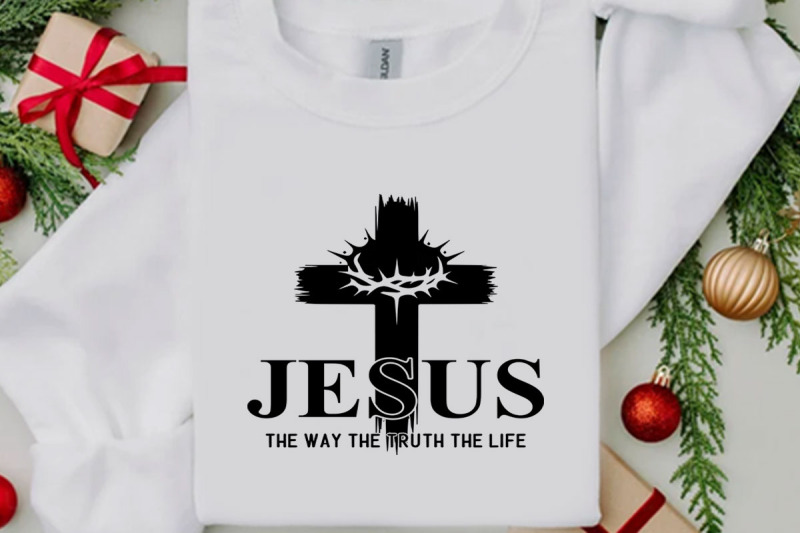 jesus-the-way-the-truth-the-life-t-shirt-design
