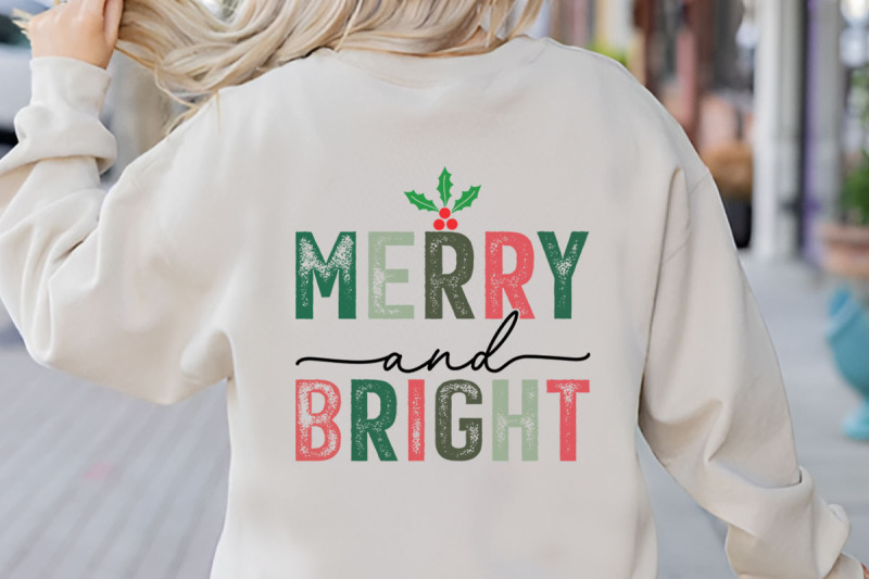 merry-and-bright-t-shirt-design