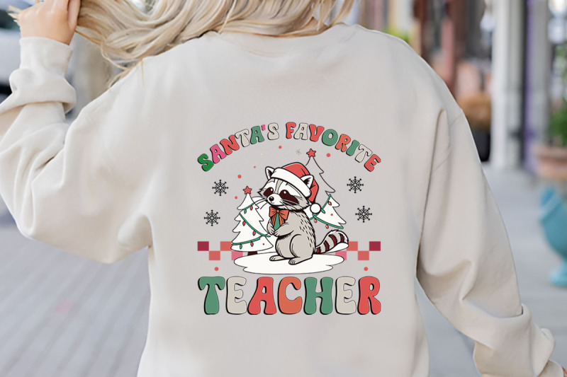 santa-039-s-favorite-teacher-christmas-t-shirt-design