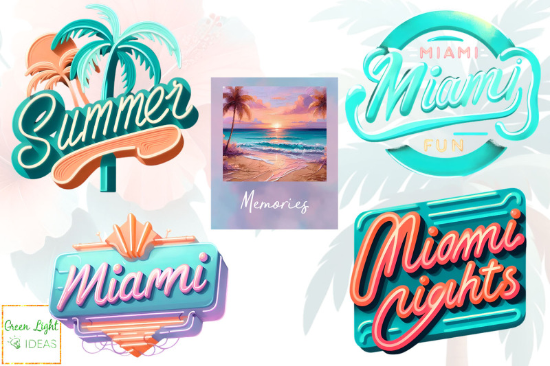 miami-sunset-clipart-summer-beach-graphics-vacation-illustrations