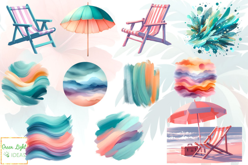 miami-sunset-clipart-summer-beach-graphics-vacation-illustrations