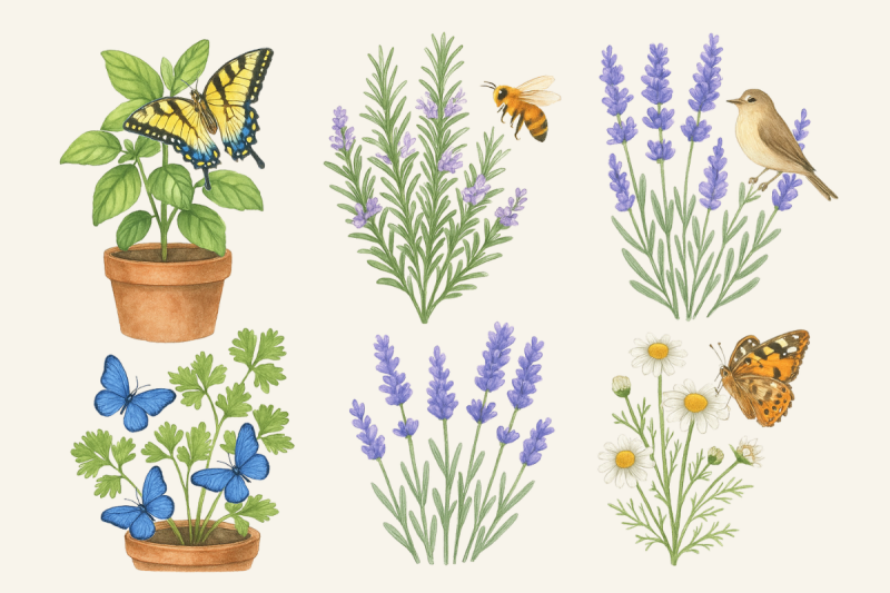 herb-amp-pollinator-garden-clipart-prompts-tool-kit