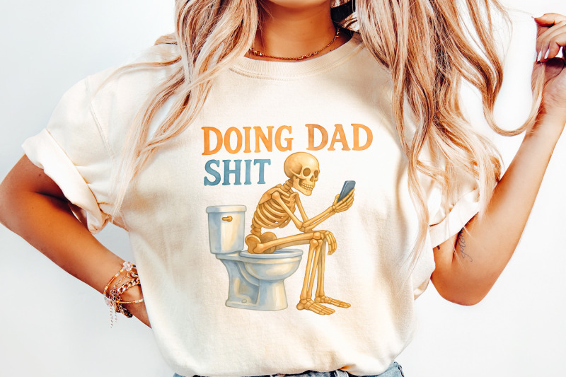 doing-dad-shit-png-funny-skeleton-toilet-design-trendy-father-039-s-day