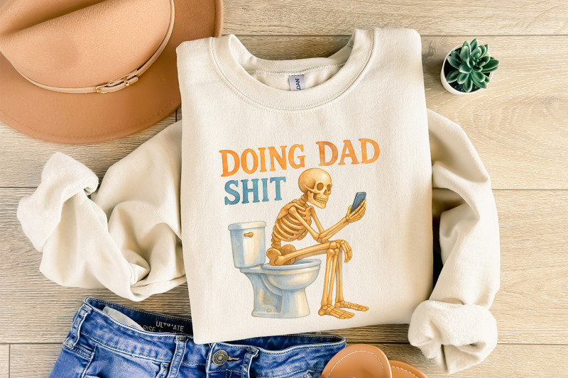doing-dad-shit-png-funny-skeleton-toilet-design-trendy-father-039-s-day