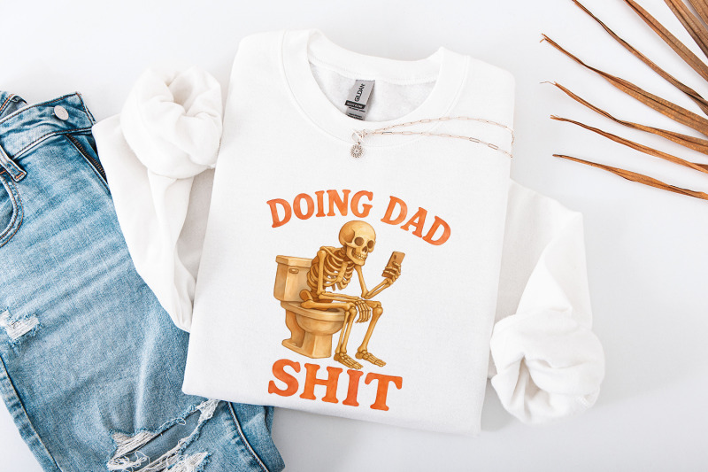 doing-dad-shit-png-funny-t-shirt-design-trendy-men-039-s-humor-retro-sk