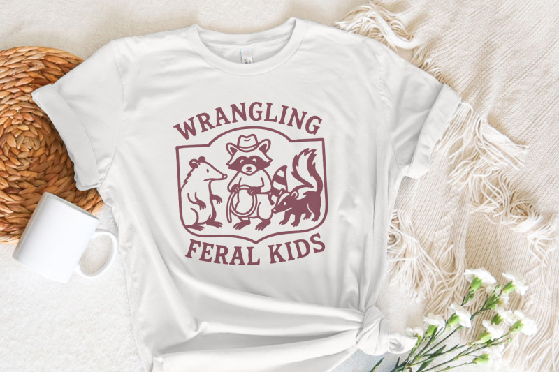 wrangling-feral-kids-png-raccoon-feral-shirt-funny-mom-quote-feral