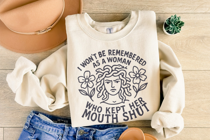 i-won-039-t-be-remembered-png-feminist-quote-anti-patriarchy-medusa-str