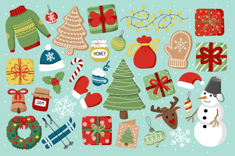 cozy-christmas-clipart-amp-lettering