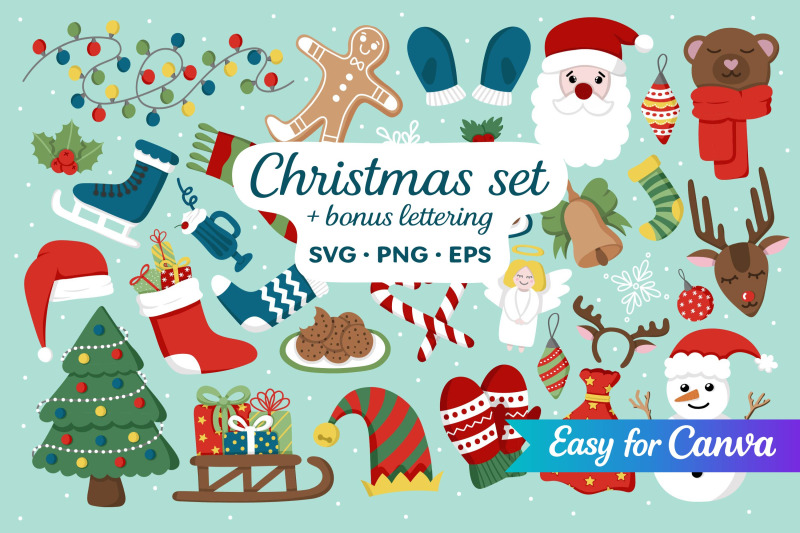 christmas-doodle-set