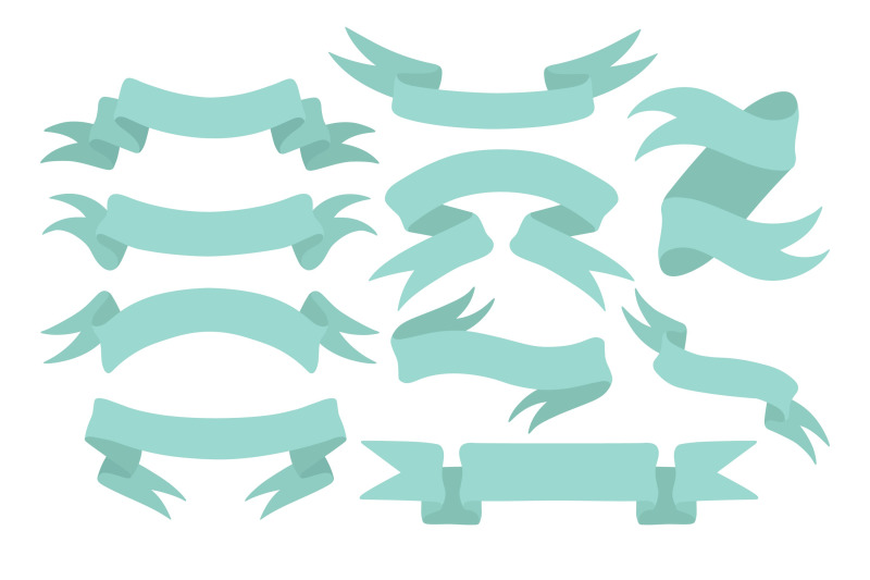 ribbon-banner-set