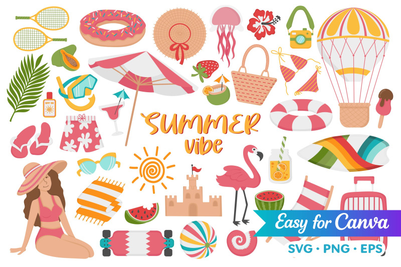 summer-vibe-clipart-set