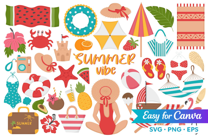 summer-vibe-clipart-set