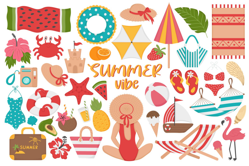 summer-vibe-clipart-set